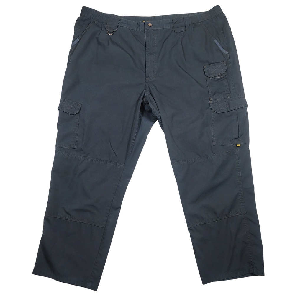Propper‎ Tactical Cargo Pants Mens 46 Navy Blue Ripstop Cotton Blend 0313